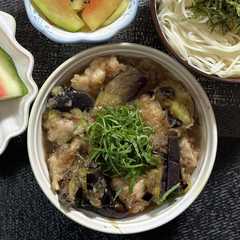 รูปของ 鶏肉と茄子のみぞれ煮