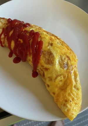 男子大学生が作る-ふわとろオムライス--レシピのメイン写真