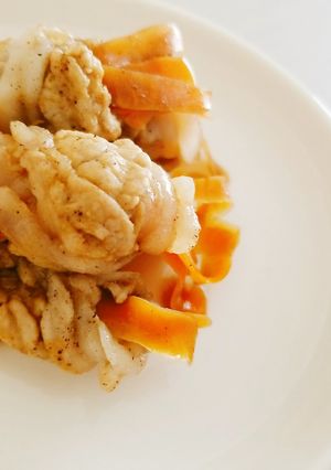 簡単！にんじん豚ロール-レシピのメイン写真