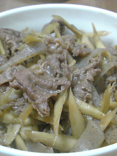 牛肉とごぼうとこんにゃくと☆-レシピのメイン写真