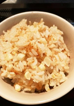 とうもらこしの炊き込みご飯焼きもろこし味-レシピのメイン写真