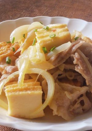 洋風厚揚げ肉豆腐★男子好きこってりバター-レシピのメイン写真