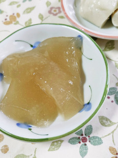 211 材料3つ オオバコのくず餅風-レシピのメイン写真