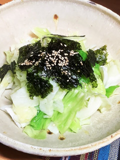 ♡レンチン♡キャベツのナムル♡-レシピのメイン写真
