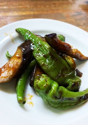 クックドゥで万願寺とうがらしとナス炒め☆-レシピのメイン写真