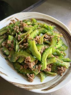 ゴーヤの肉味噌炒め-レシピのメイン写真