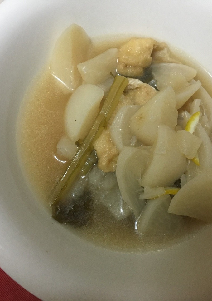 カブと油揚げのとろとろ煮-レシピのメイン写真