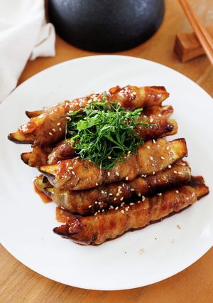 なすの肉巻き。定番の甘辛味☆-レシピのメイン写真