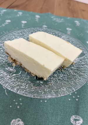 シークワーサー果汁のレアチーズケーキ-レシピのメイン写真
