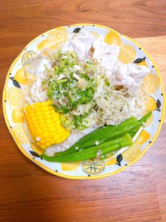 さっぱり出汁薫る☆夏野菜そうめん-レシピのメイン写真