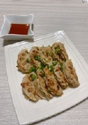 シャキシャキ!れんこん餃子-レシピのメイン写真