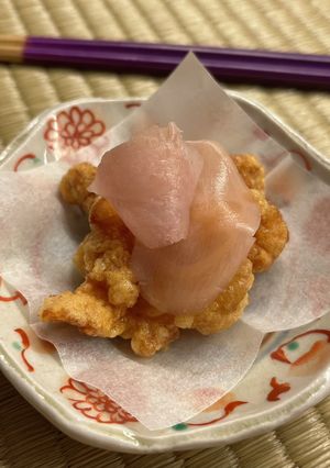 唐揚げ には ガリ(生姜の甘酢漬け)-レシピのメイン写真