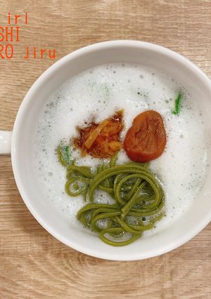 食べるスープ『蕎麦入り　冷やしとろろ汁』-レシピのメイン写真