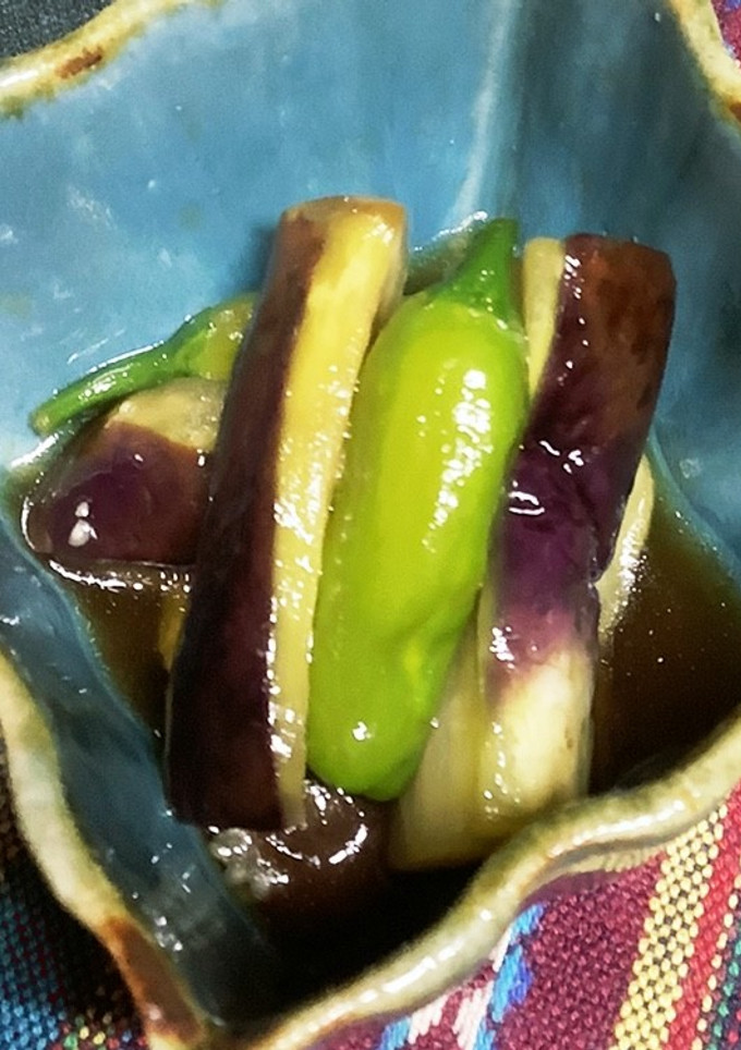 ♡レンチンで♡なすとししとうの煮浸し♡-レシピのメイン写真