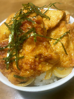 俺流!ジューシーお揚げの焼肉風丼-レシピのメイン写真