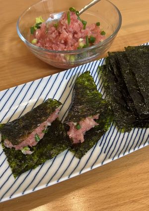 お寿司屋さん直伝!海苔ねぎトロ-レシピのメイン写真