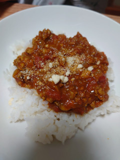 小麦アレルギー可トマトのキーマカレー-レシピのメイン写真