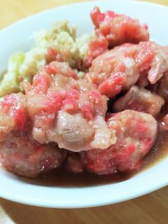 紅生姜唐揚げとカリフラワー煮-レシピのメイン写真