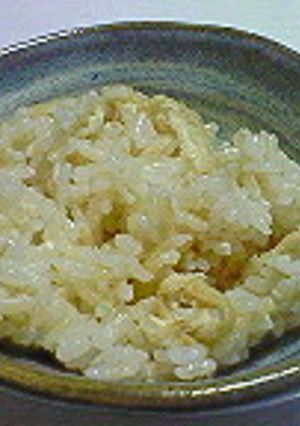 こぶ茶で★油揚げの炊き込みご飯-レシピのメイン写真