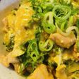 夏野菜の親子丼●ゴーヤー親子丼
