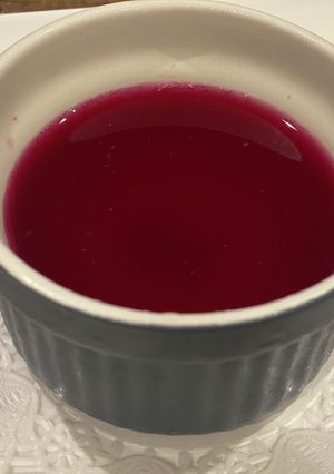 赤紫蘇ジュースで簡単しそゼリー-レシピのメイン写真