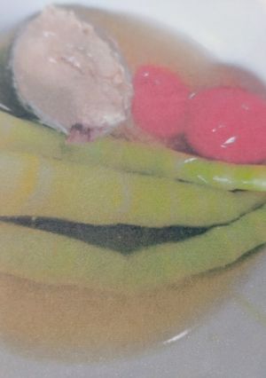 すす竹とサバの水煮缶のみそ汁-レシピのメイン写真