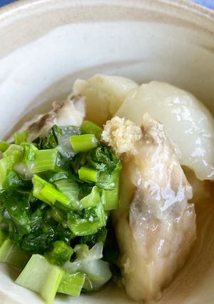 「減らソルト」鯛とカブのあっさり煮-レシピのメイン写真