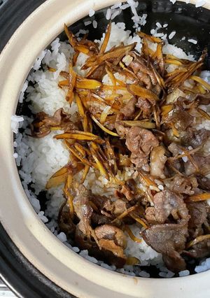 牛ごぼうの混ぜご飯-レシピのメイン写真