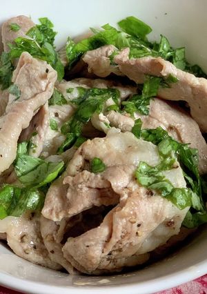 豚肉とバジルの上湯炒め-レシピのメイン写真