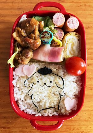 ポムポムプリン♡キャラ弁2-レシピのメイン写真
