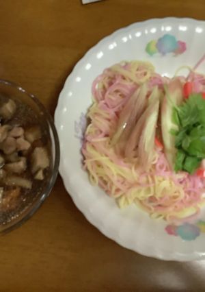 ヘルシーきのこたっぷりそうめん♪-レシピのメイン写真