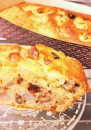 梨のしっとりカップケーキ&パウンドケーキ-レシピのメイン写真