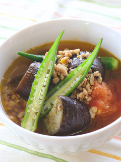 子ども喜ぶ!夏野菜のカレースープ-レシピのメイン写真