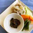 「減らソルト」茹で野菜の梅こんぶディップ