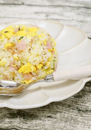 はちみつ梅のオリーブオイル漬梅炒飯-レシピのメイン写真