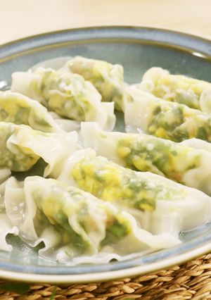 あっさり食べれる★ニラ玉水餃子-レシピのメイン写真