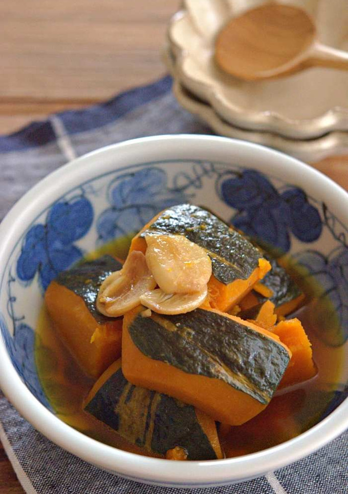 かぼちゃのにんにく醤油煮【作り置き】-レシピのメイン写真