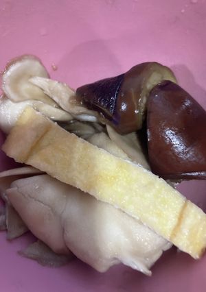 オガタ家 夕食の野菜-レシピのメイン写真