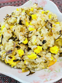 「ごはん高菜」で高菜炒飯-レシピのメイン写真