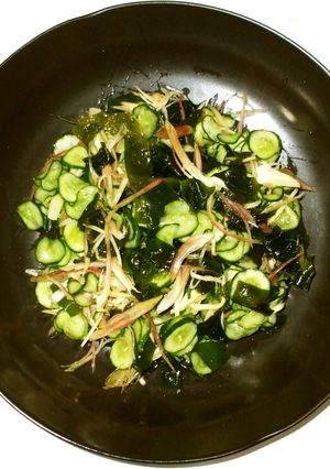胡瓜の酢の物♪ 身体を冷やさない簡単薬膳-レシピのメイン写真