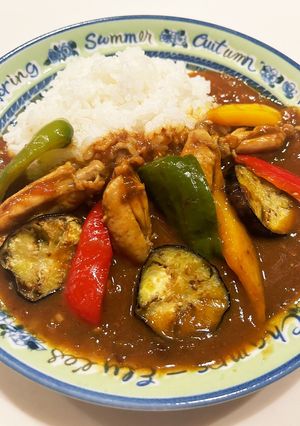 夏野菜のチキンカレー-レシピのメイン写真