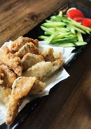 ダイエットにも！はまちの刺身で竜田揚げ♡-レシピのメイン写真