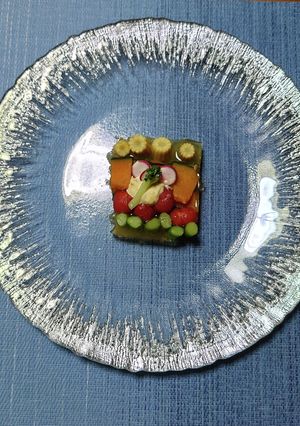 ヨウサマの減塩夏野菜のコンソメゼリー-レシピのメイン写真