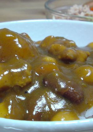 かぼちゃとお豆でほくほくカレー☆-レシピのメイン写真