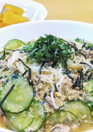 ひと手間で激ウマ 焦がし冷や汁そうめん-レシピのメイン写真