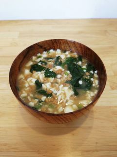 トロっトロ!モロヘイヤと納豆の味噌汁-レシピのメイン写真