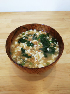 トロっトロ!モロヘイヤと納豆の味噌汁-レシピのメイン写真