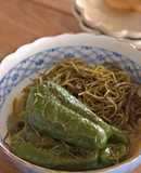 丸ごとピーマンと切り昆布の煮物