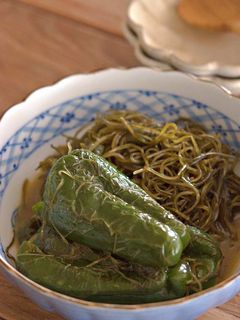 丸ごとピーマンと切り昆布の煮物-レシピのメイン写真