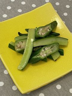 オクラとキュウリのナムル-レシピのメイン写真